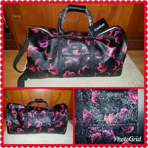 bebe floral luggage